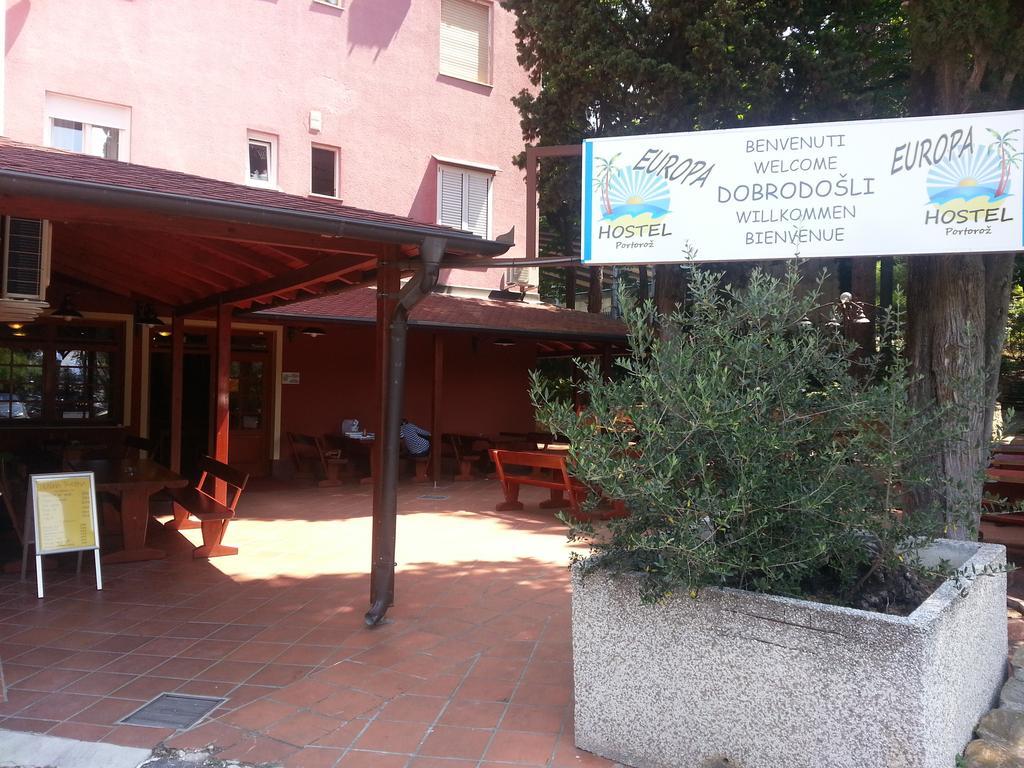 Europa Hostel Portorož Eksteriør billede